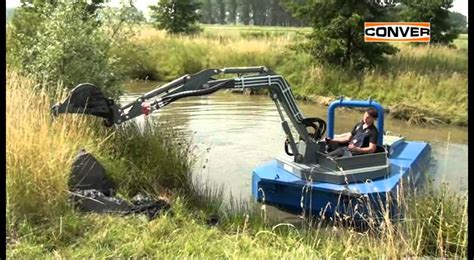 Conver C550 Compact Amphibious Excavator 